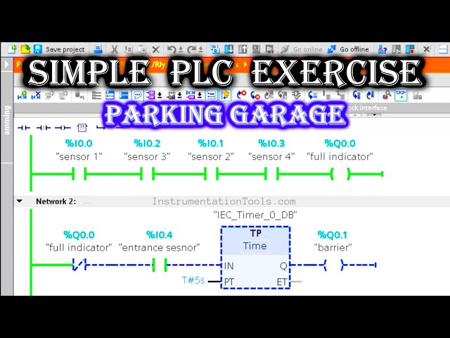 Video thumbnail for Simple PLC Exercise Parking Garage