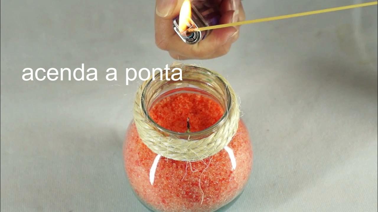 'Video thumbnail for Como acender velas com segurança (sem queimar os dedos)'