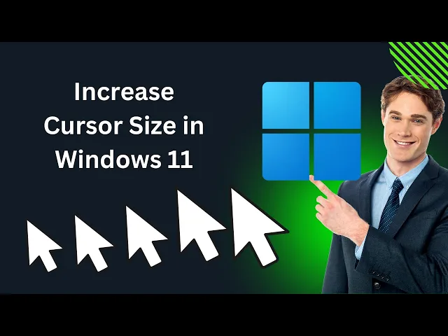 'Video thumbnail for How to Increase Cursor Size in Windows 11 | GearUpWindows Tutorial'