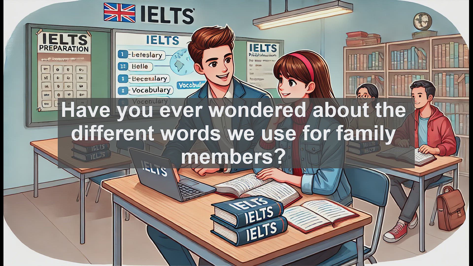 'Video thumbnail for 2500 Must Know IELTS 5.5 Vocabulary - Understanding the Word 'Grandmother': Family, History, and Usage'