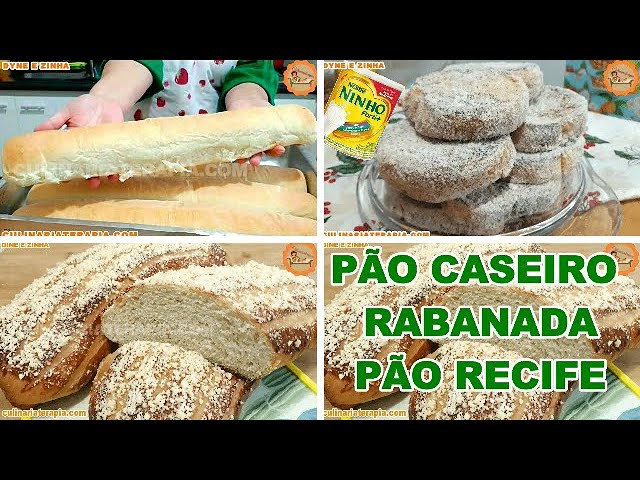'Video thumbnail for As melhores receitas de Pão Caseiro, uma deliciosa aula prática para você acertar de primeira.'