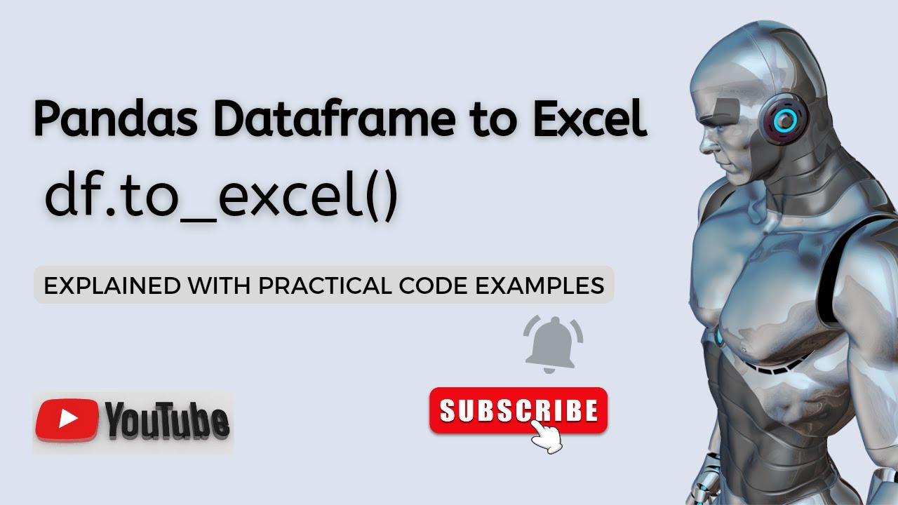 'Video thumbnail for Python Pandas DataFrame to Excel Conversion | 9 Code Examples'