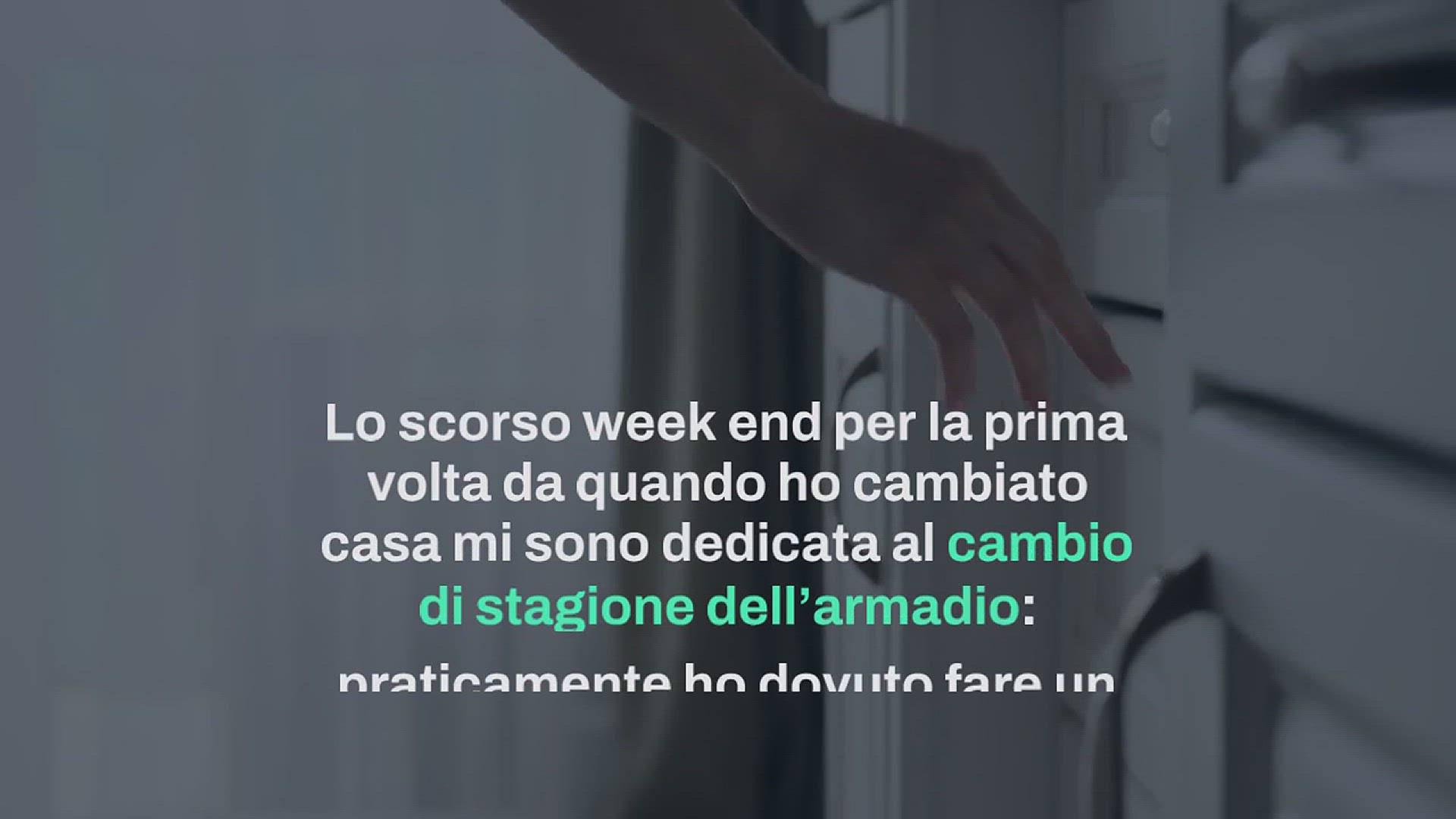 Video thumbnail for Cambio stagionale dell’armadio: i consigli e suggerimenti per non esserne travolti