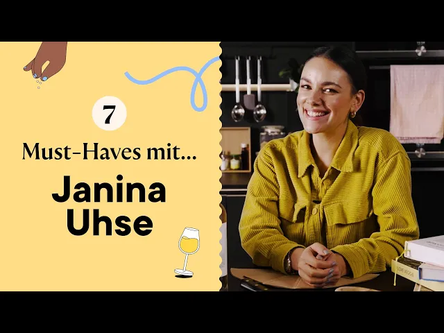 'Video thumbnail for 7 Kitchen Must-Haves mit Janina Uhse von @JaninaandFood'