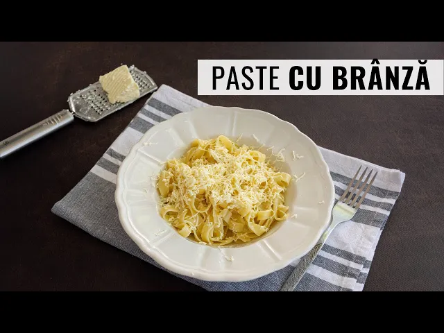 'Video thumbnail for Fără cuptor! 3 ingrediente pentru cea mai simplă rețetă de paste cu brânză. Sunt gata în 10 minute!'