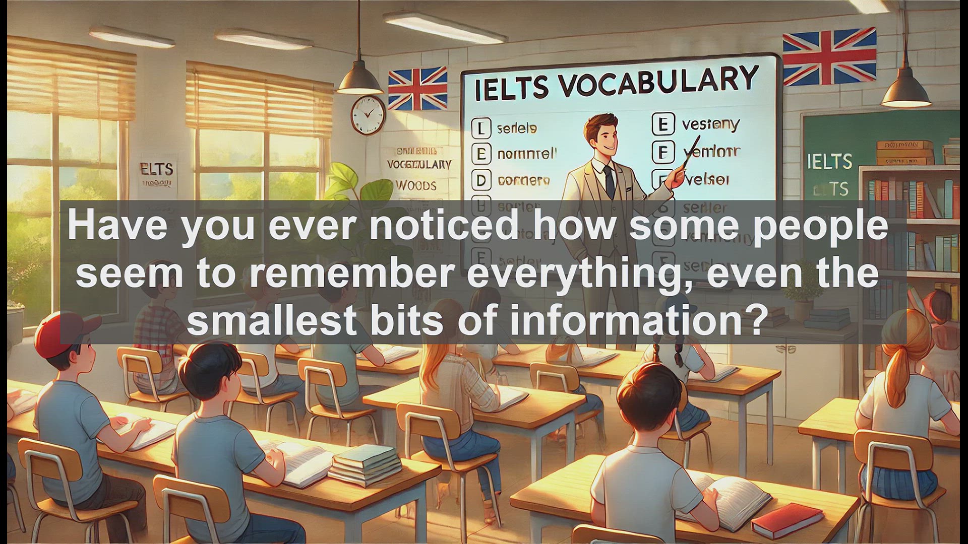 'Video thumbnail for 2500 Must Know IELTS 5.5 Vocabulary - Understanding 'Detail': Boost Your IELTS Score'