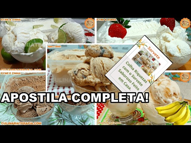 'Video thumbnail for Aprenda Como Fazer Sorvete Caseiro Lucrativo COM A APOSTILA COMPLETA EM PDF DIGITAL!'