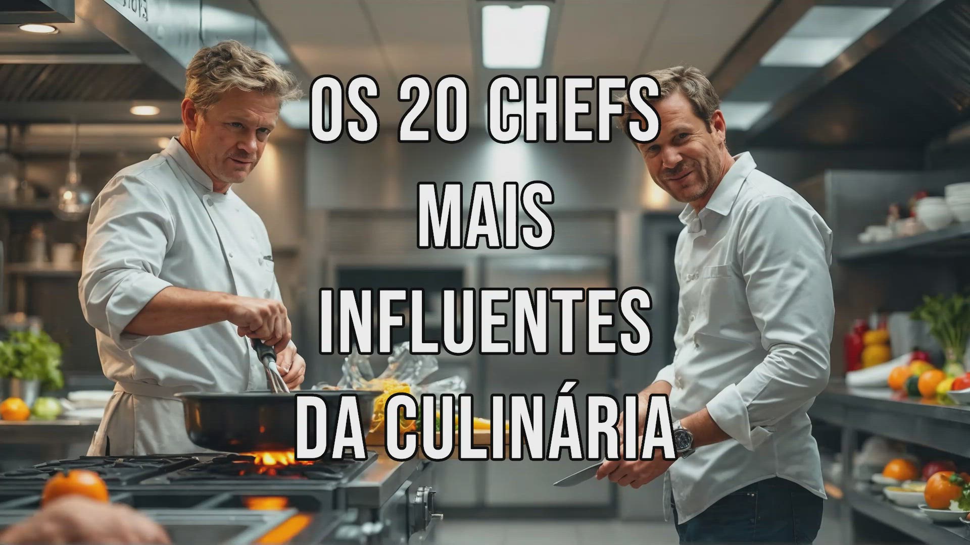 'Video thumbnail for Os 20 Chefs Mais Influentes da Culinária'