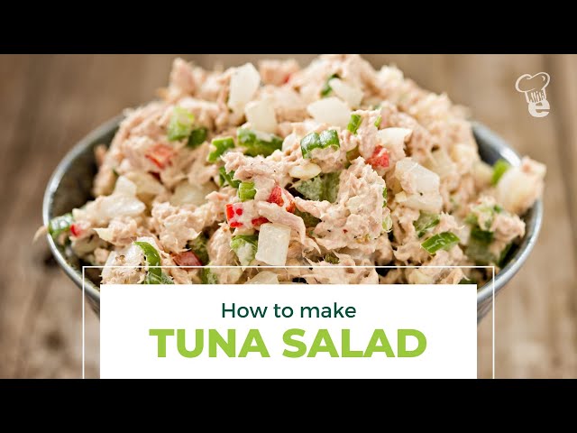 Video thumbnail for How to Make Tuna Salad | Tuna Recipe | healthEcooks.com