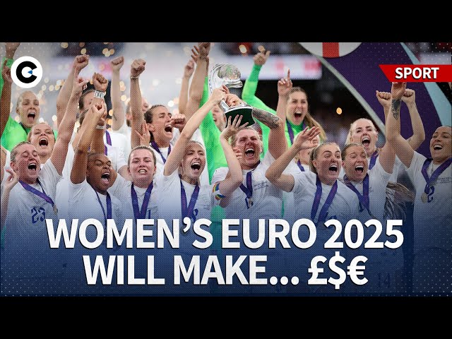 Video thumbnail for UEFA Women's EURO 2025 final: How much could England's national team win?