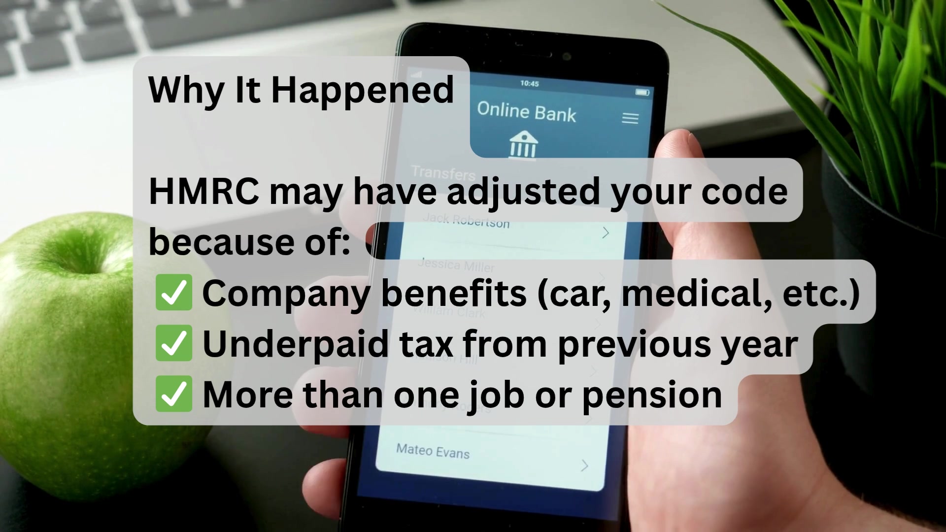 Video thumbnail for Tax Code Changed from 1250L to 1185L