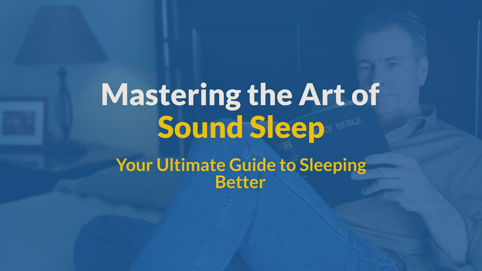 'Video thumbnail for How to Sleep Better'