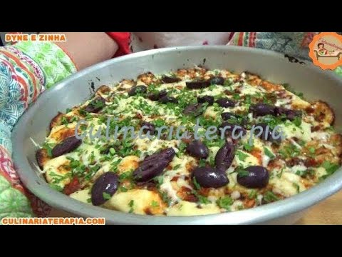 'Video thumbnail for FAÇA PIZZA CASEIRA SEM SOVAR E SEM LIQUIDIFICADOR'