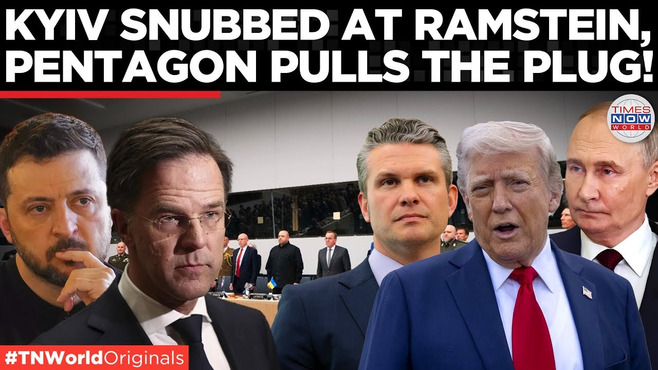 'Video thumbnail for US Abandoning Ukraine Again? For the First Time Ever, Pentagon Chief Skips Ramstein War Talks'