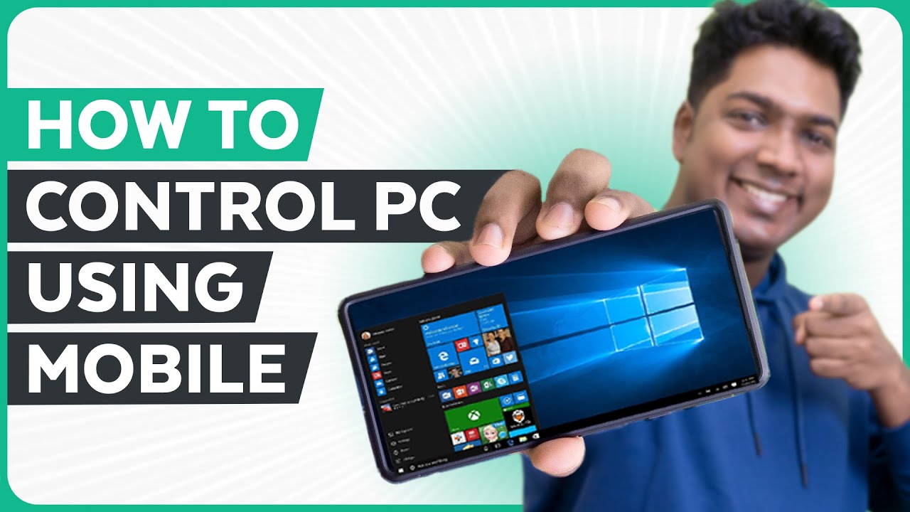 'Video thumbnail for How To Control Your PC From Phone _ Remote Access From Anywhere'