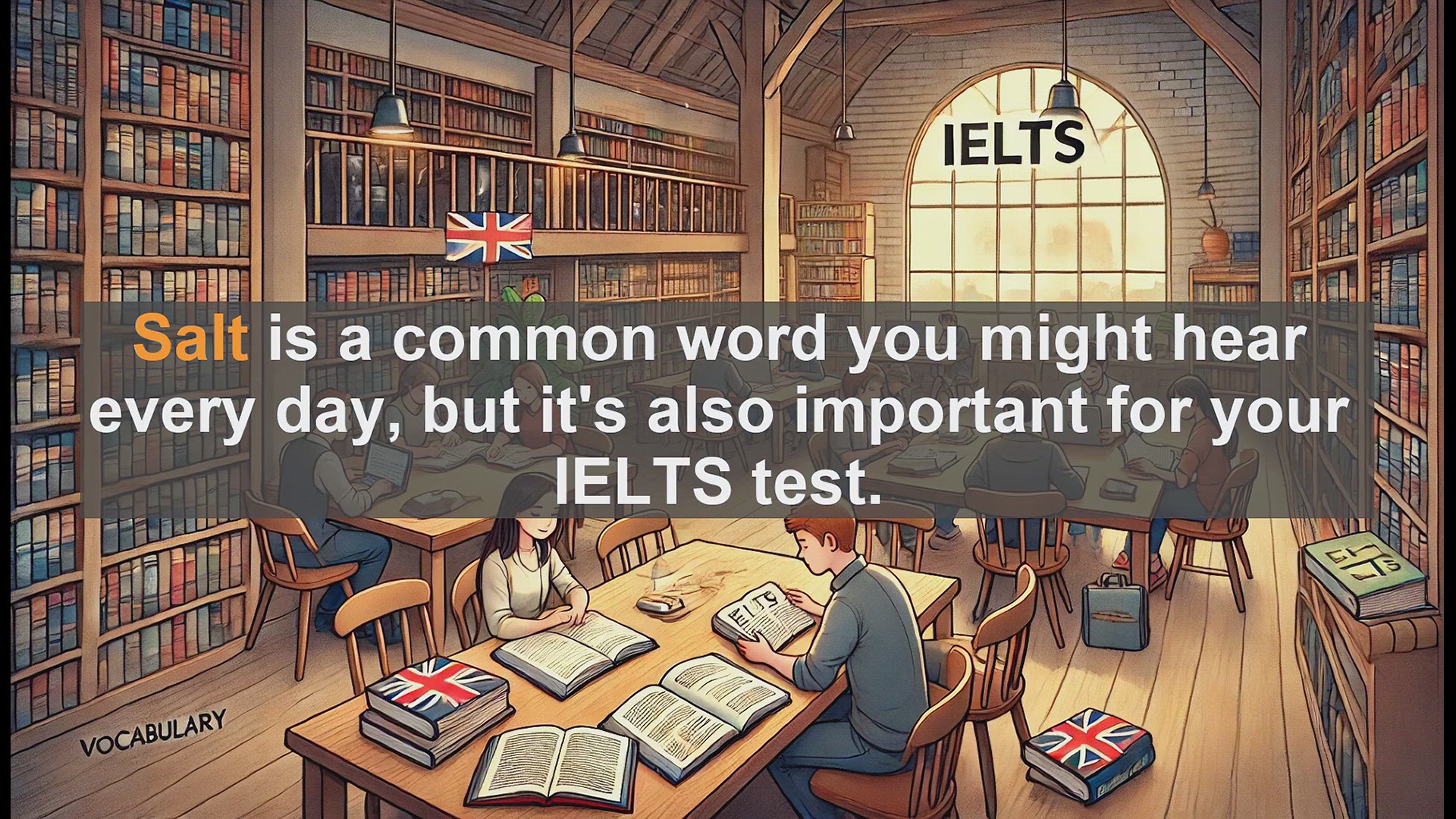 'Video thumbnail for 2500 Must Know IELTS 5.5 Vocabulary - Salt: Essential IELTS Vocabulary Explained'