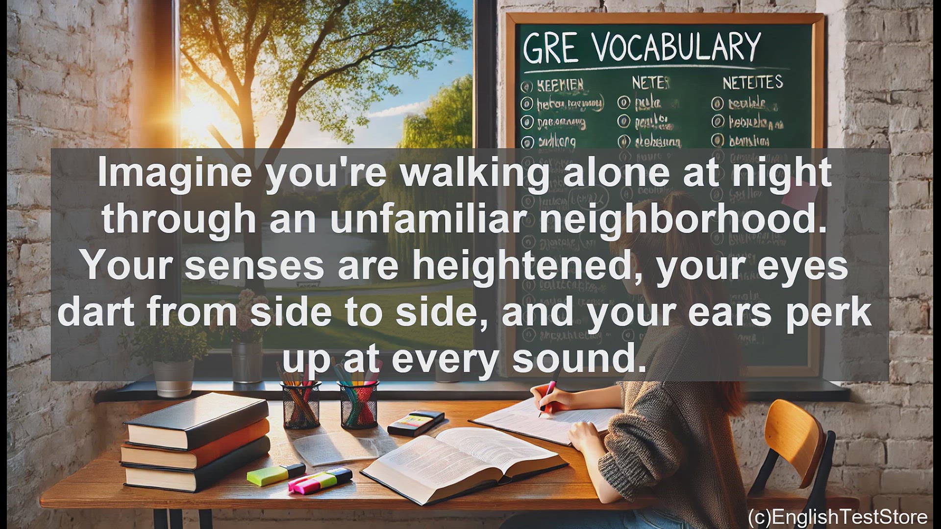 'Video thumbnail for GRE Vocabulary Lesson: The Importance of Vigilance - Staying Alert in Unfamiliar Situations'