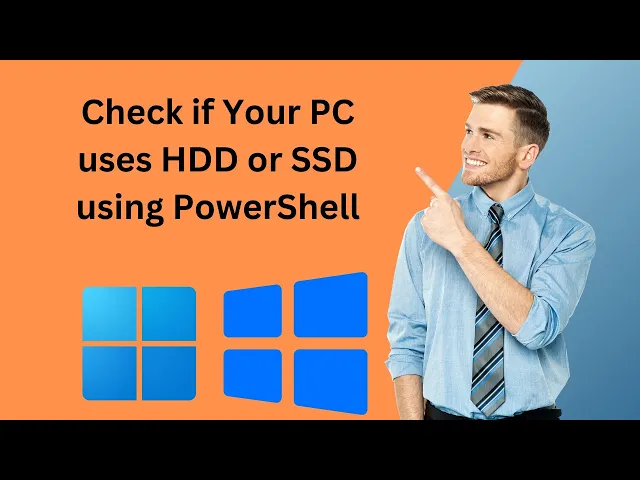 'Video thumbnail for How to Check if Your Windows 11 or 10 PC uses HDD or SSD using PowerShell | GearUpWindows Tutorial'