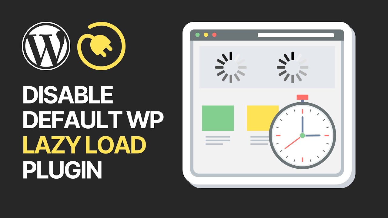 'Video thumbnail for How To Disable Default WordPress Lazy Load Feature Simple & Easy_ Plugin Usage Guide'