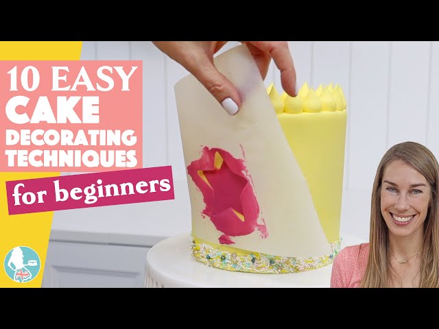 Video thumbnail for 10 EASY Cake Decorating Ideas for Beginners