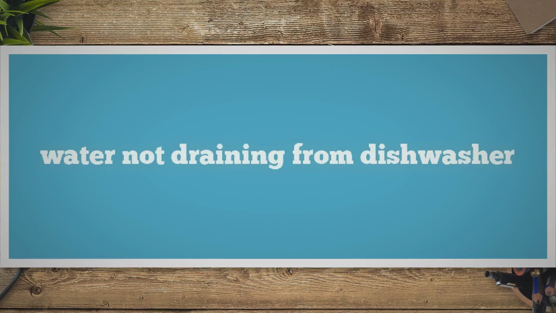 Video thumbnail for Water Not Draining From Dishwasher? Check These Tips!