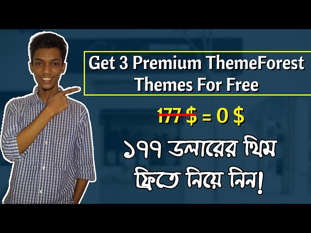 'Video thumbnail for Get 3 Premium ThemeForest Themes For Free'