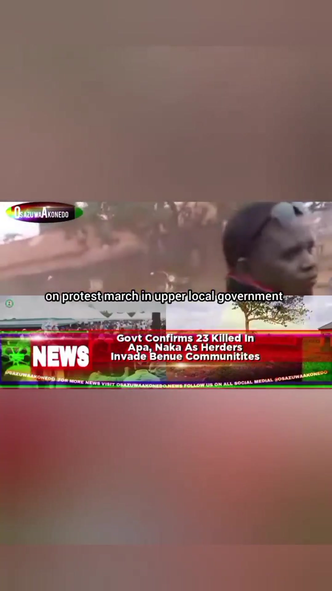 Video thumbnail for Govt Confirms 23 Killed In Apa, Naka As Herders Invade Benue Communities