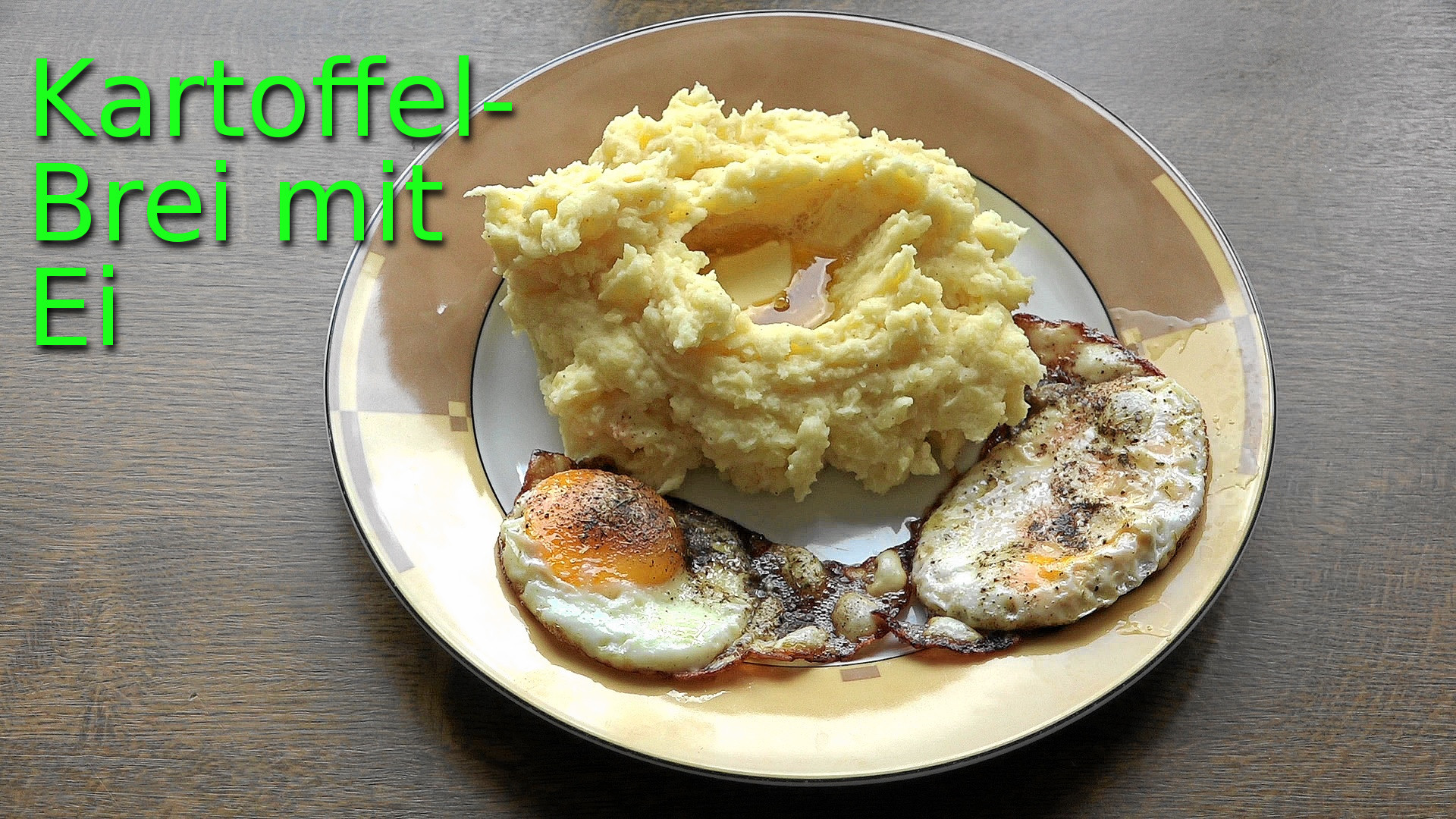 Video thumbnail for Kartoffelbrei mit Ei