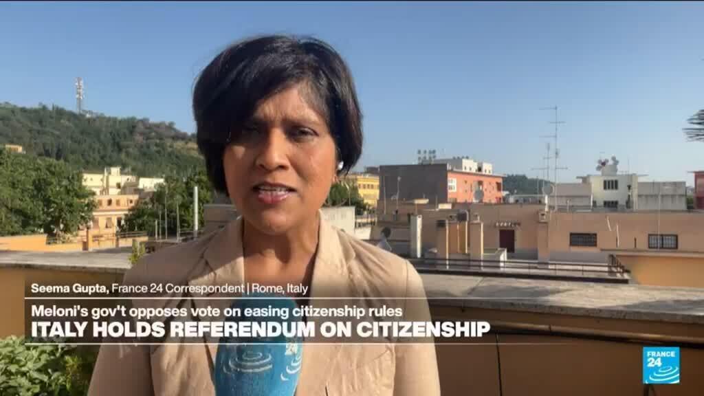 'Video thumbnail for Italians vote in referendums to ease citizenship requirements'