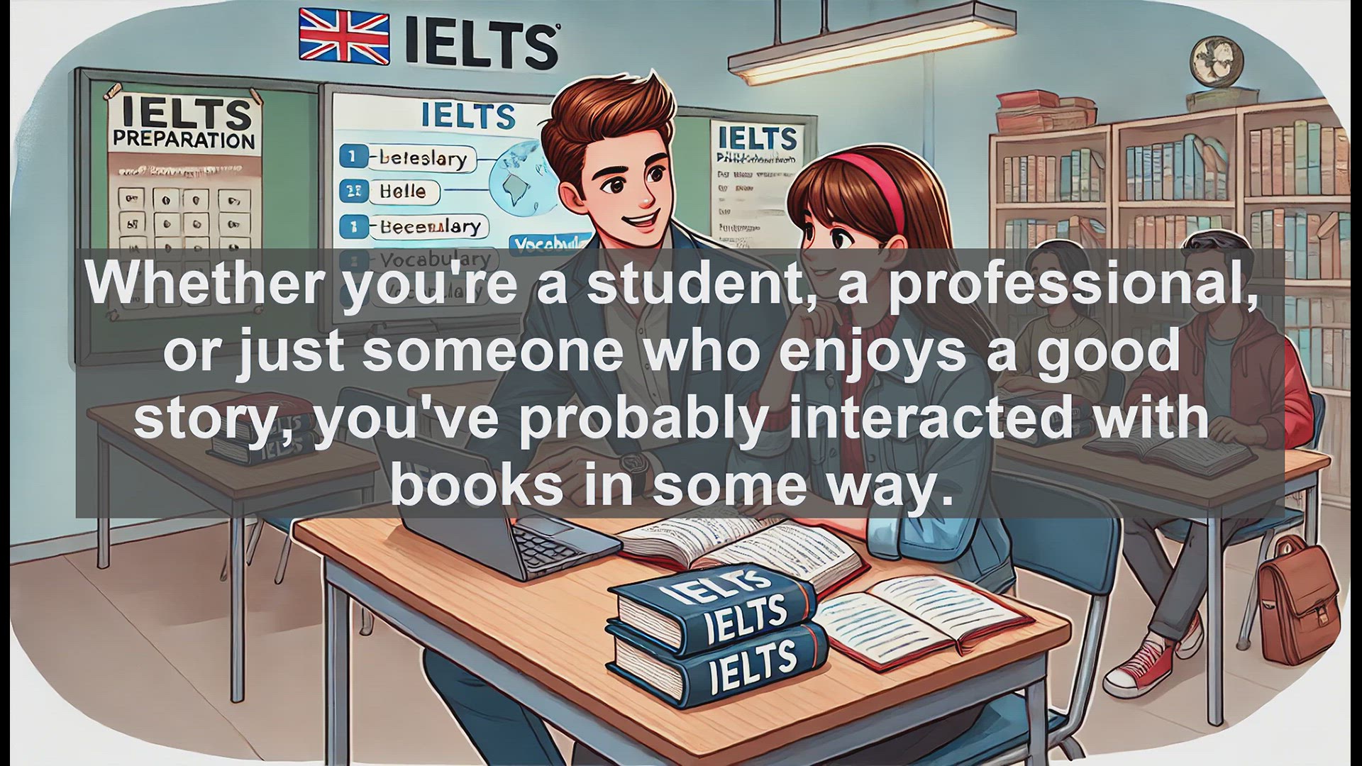 'Video thumbnail for 2500 Must Know IELTS 5.5 Vocabulary - Understanding the Word 'Book' for IELTS Success'