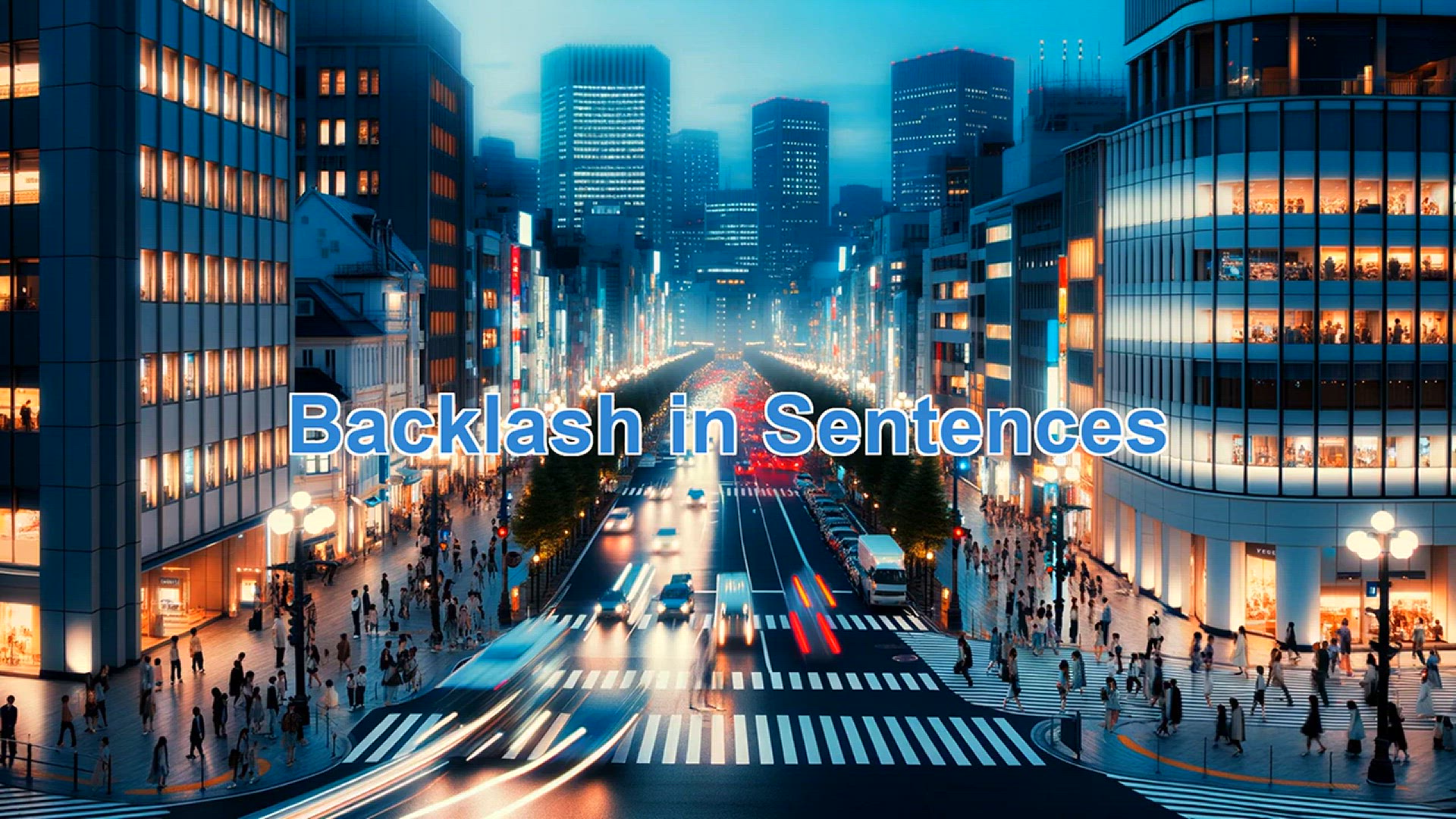 Video thumbnail for Backlash In Sentences, Example of Backlash In Sentences