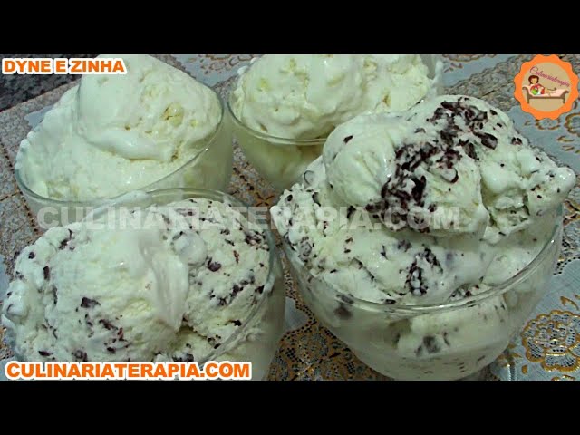 'Video thumbnail for Sorvete de Chocolate Branco Super Cremoso com Raspas de Chocolate'