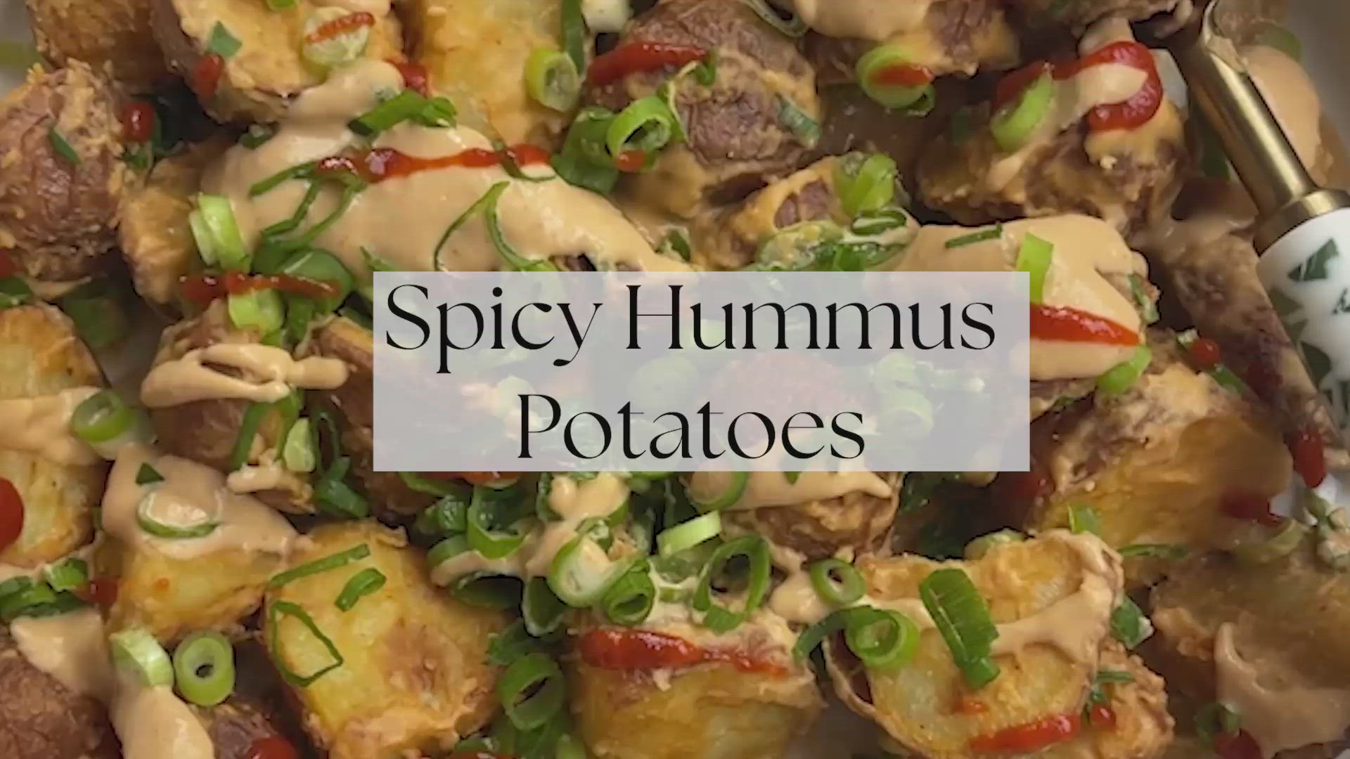 'Video thumbnail for Spicy Hummus Potatoes'