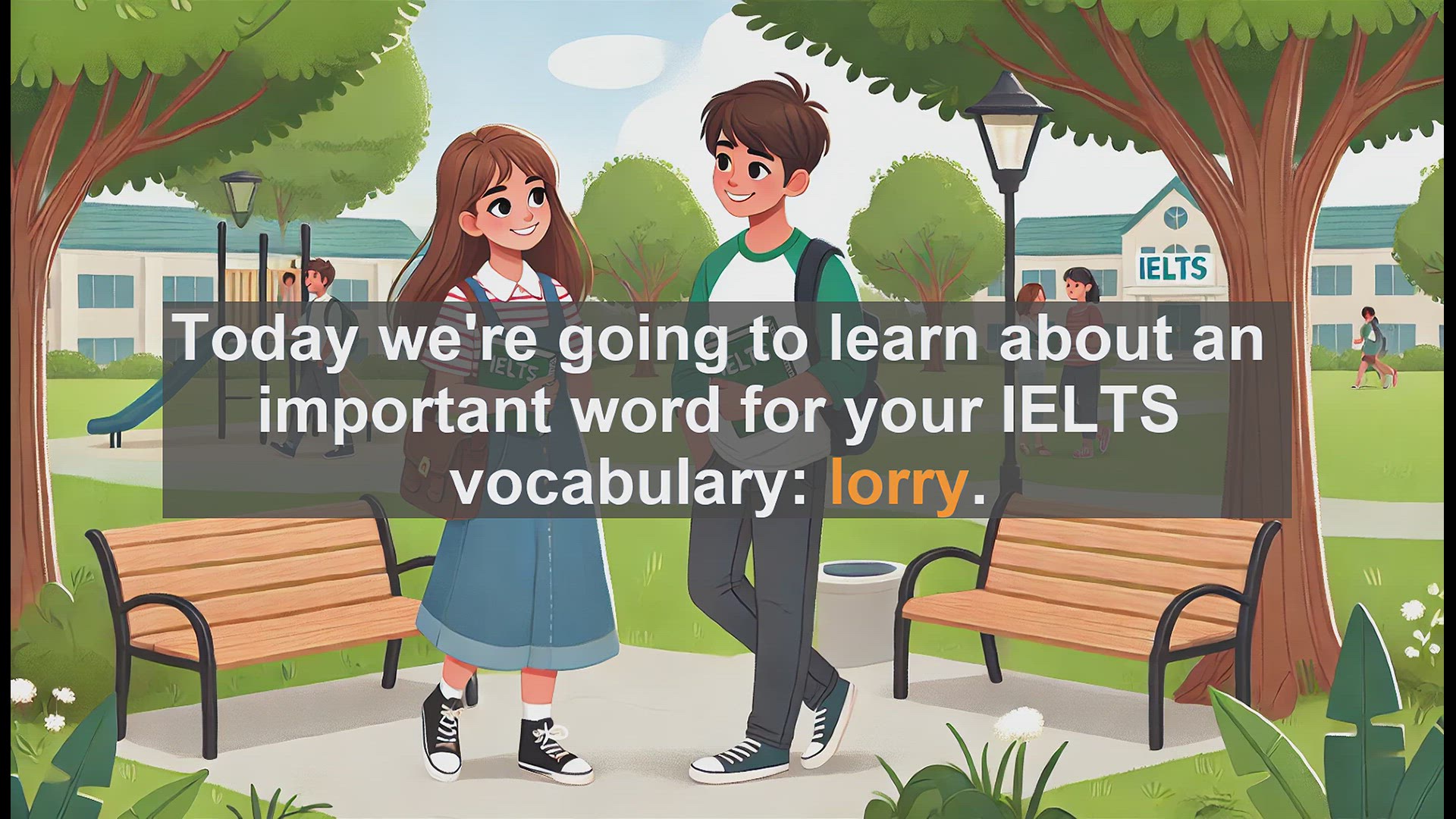 'Video thumbnail for 2500 Must Know IELTS 5.5 Vocabulary - IELTS Vocabulary: Understanding the Word 'Lorry''