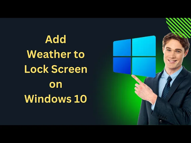 'Video thumbnail for How to Add Weather to Lock Screen on Windows 10 | GearUpWindows Tutorial'