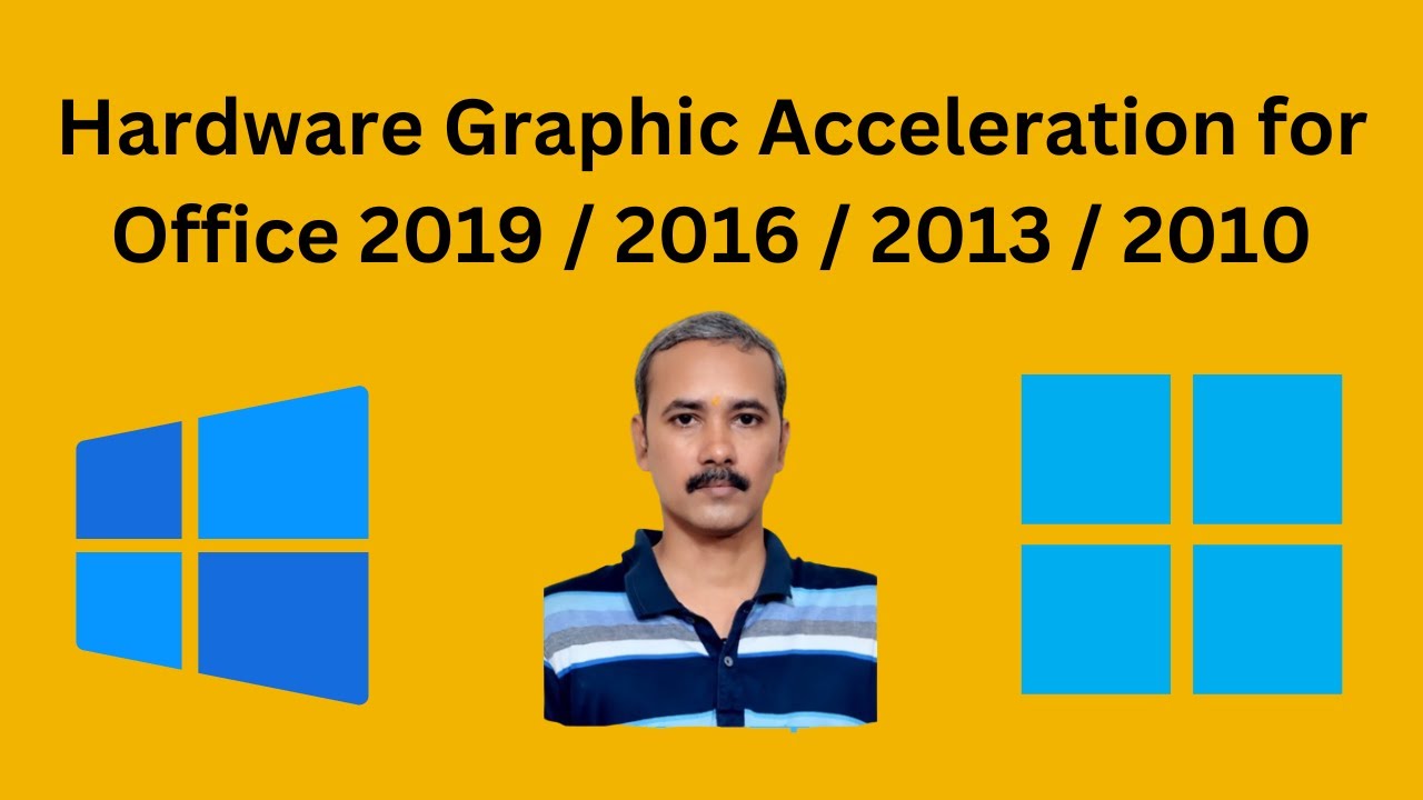 'Video thumbnail for How to Disable Hardware Graphic Acceleration for Office 2019 / 2016 / 2013 / 2010 | GearUpWindows'