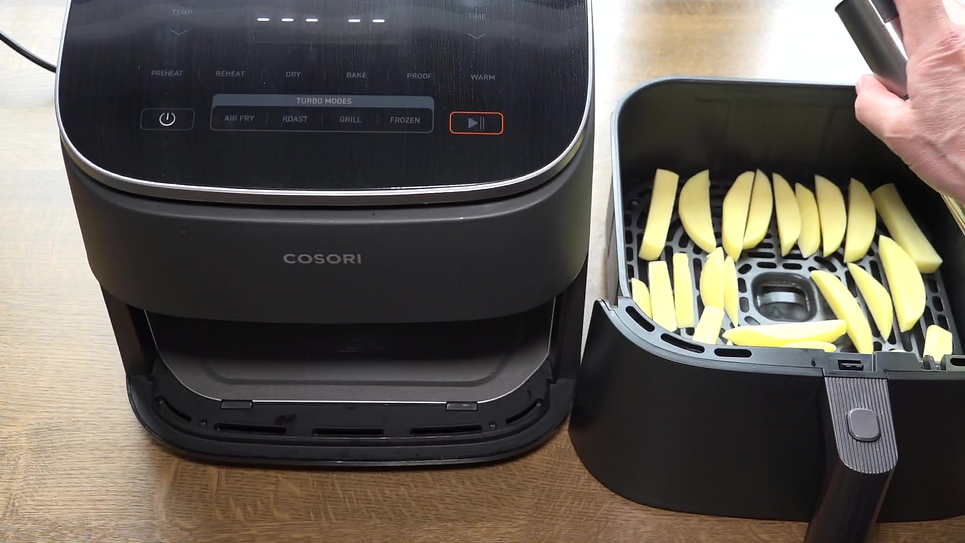 Video thumbnail for Pommes im Airfryer