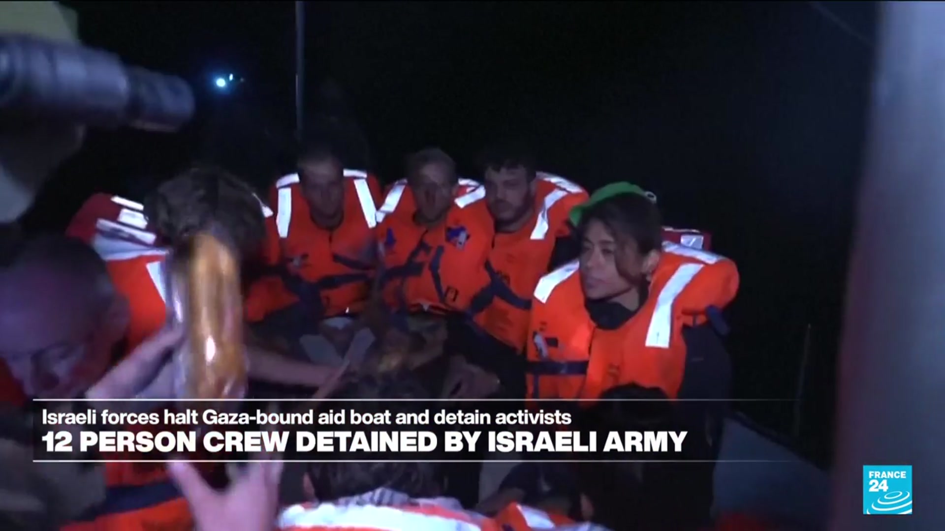 'Video thumbnail for 12-person crew detained by Israeli Army: Noga Tarnopolsky has more'