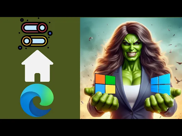 'Video thumbnail for How to Show or Hide Home Button on Edge Toolbar in Windows 11 or 10 | GearUpWindows Tutorial'