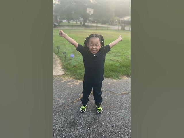 Video thumbnail for Hailey and my niece first day of school #ouachitaparishschools