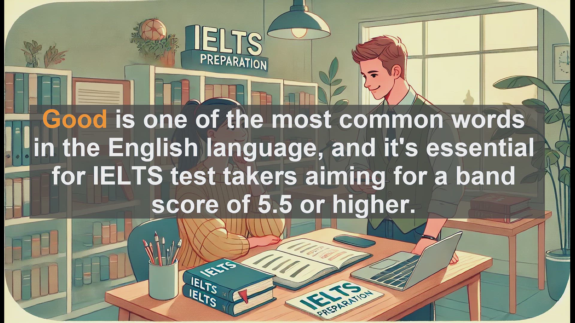 'Video thumbnail for 2500 Must Know IELTS 5.5 Vocabulary - Understanding 'Good': Essential Vocabulary for IELTS Success'