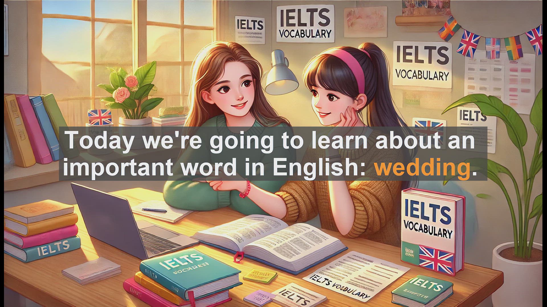'Video thumbnail for 2500 Must Know IELTS 5.5 Vocabulary - Understanding the Word 'Wedding' in English'