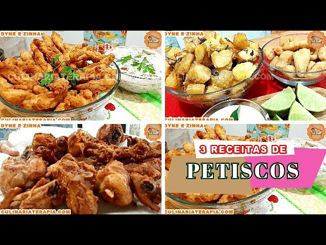 'Video thumbnail for 3 Receitas para Fazer Petisco de Restaurante'
