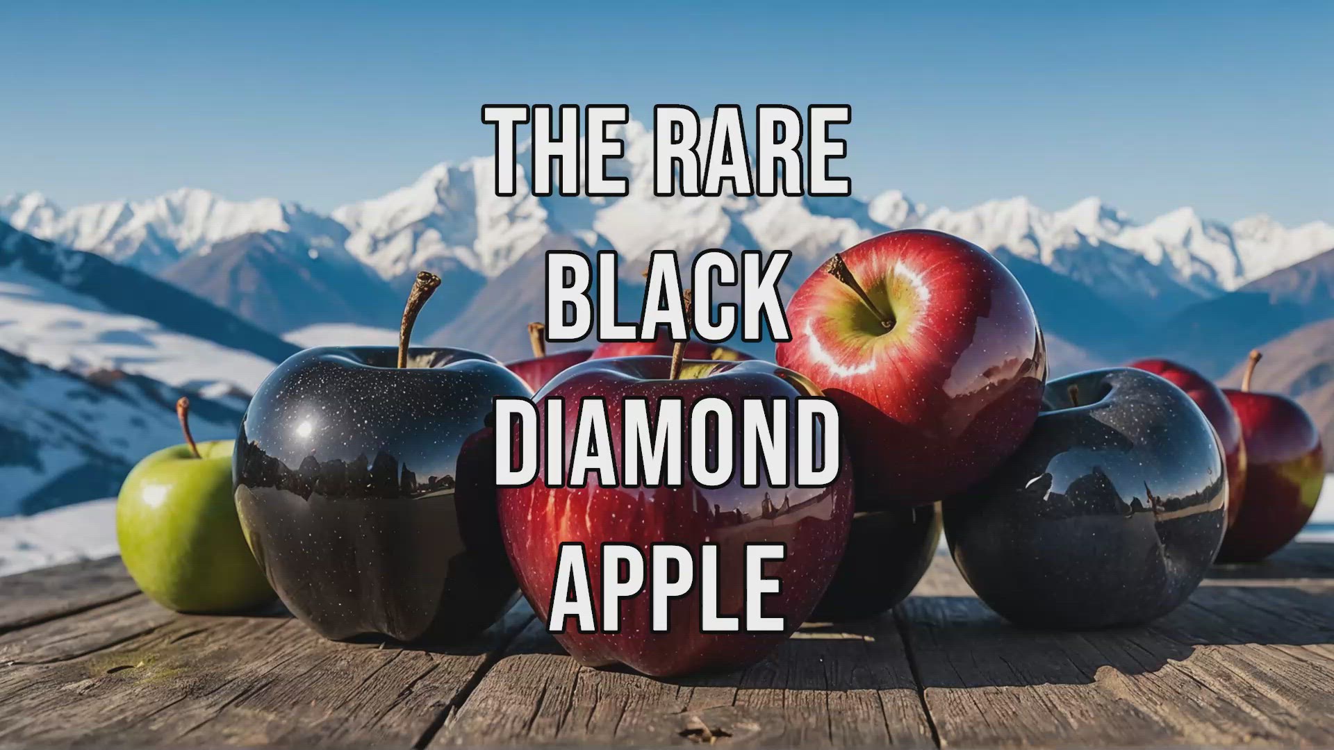 'Video thumbnail for The Rare Black Diamond Apple'