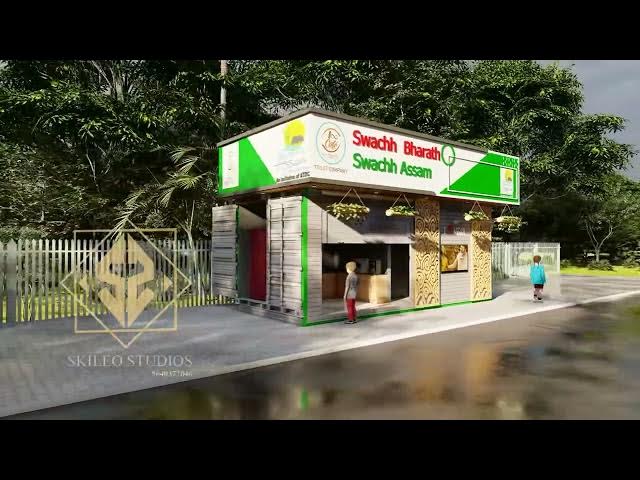 Video thumbnail for Swach Bharat Container Cafe By Skileo Studios 4 Loo~3 Wup