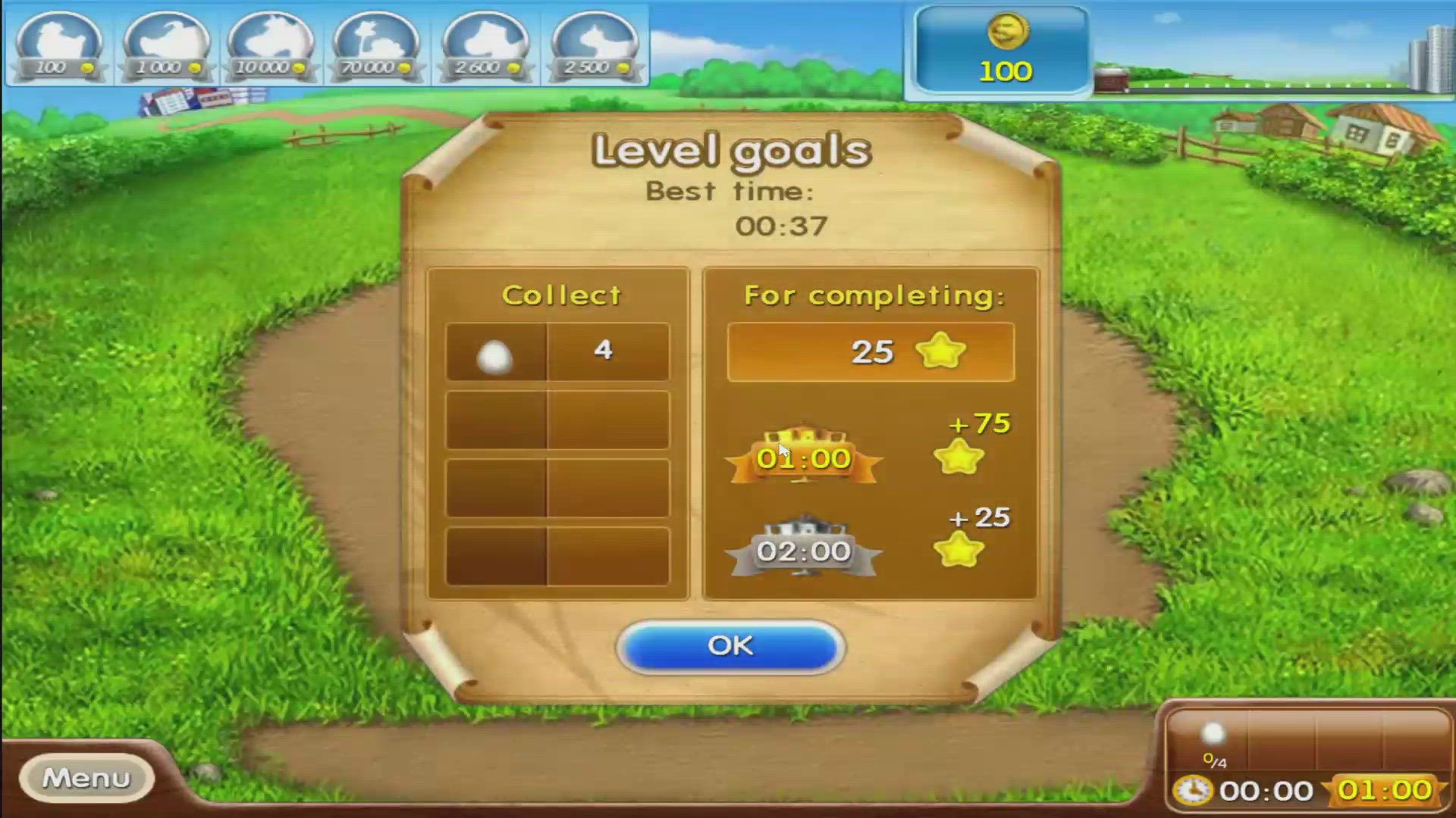 'Video thumbnail for Farm Frenzy 2 lvl 1'