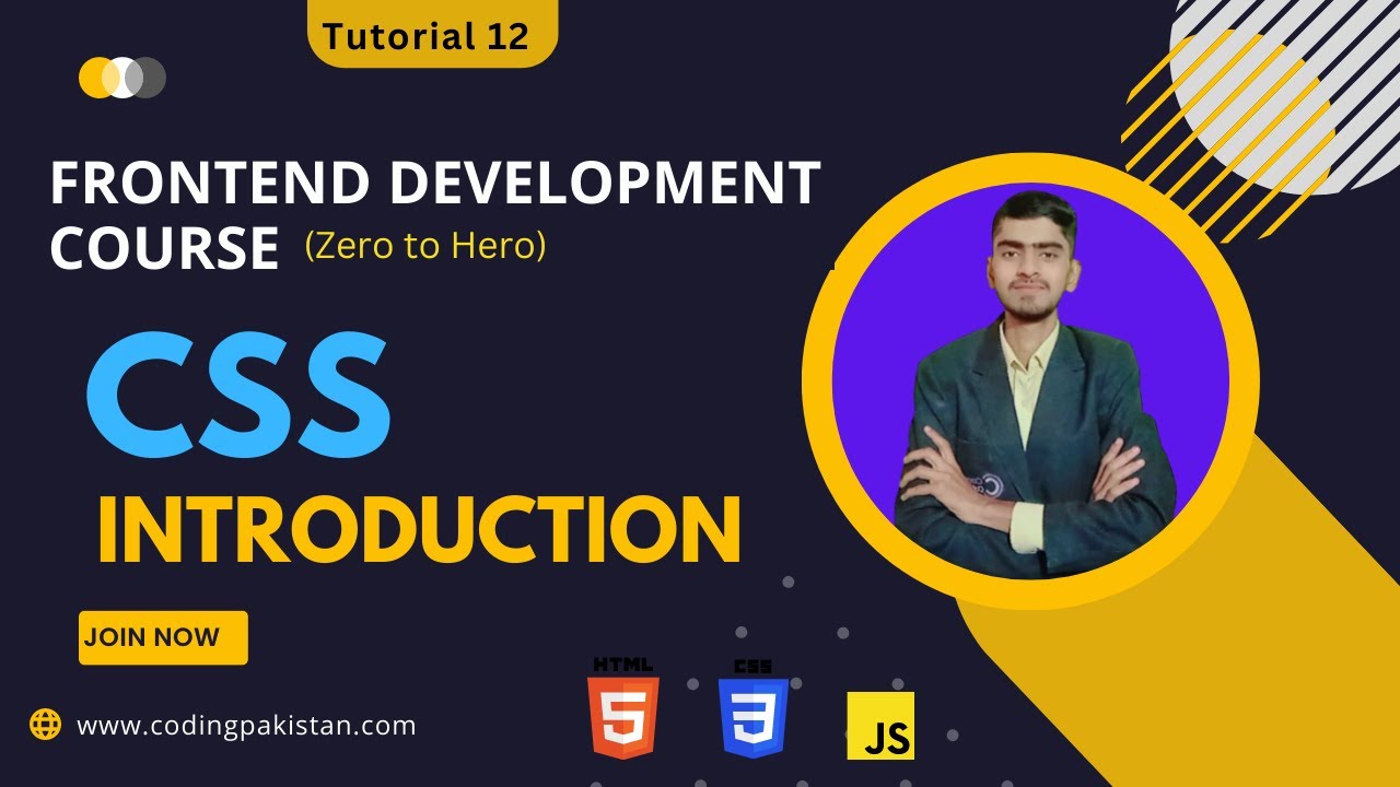 'Video thumbnail for What is CSS - Why we use CSS - CSS introduction - Frontend Development Course Tutorials 12'