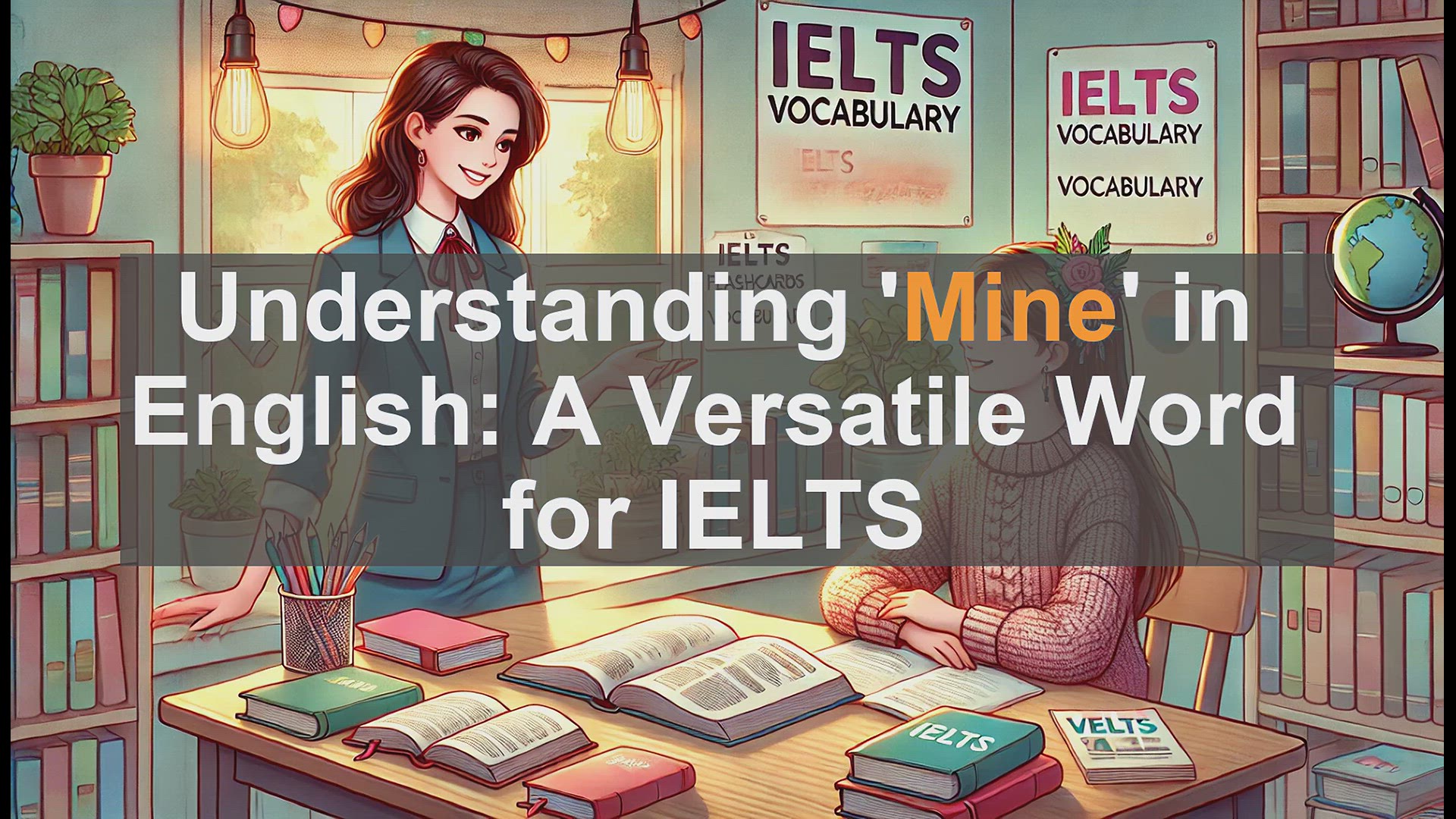'Video thumbnail for 2500 Must Know IELTS 5.5 Vocabulary - Understanding 'Mine' in English: A Versatile Word for IELTS'