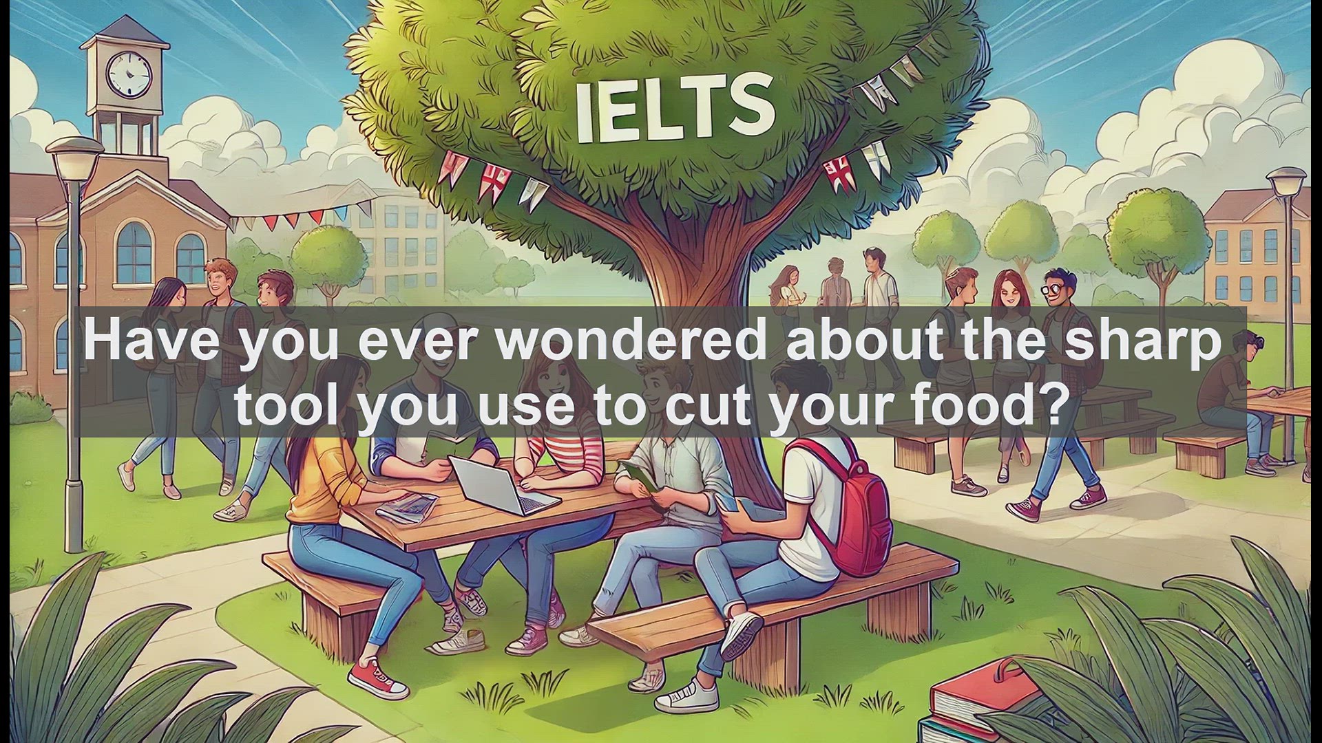'Video thumbnail for 2500 Must Know IELTS 5.5 Vocabulary - The Word 'Knife': Essential IELTS Vocabulary'