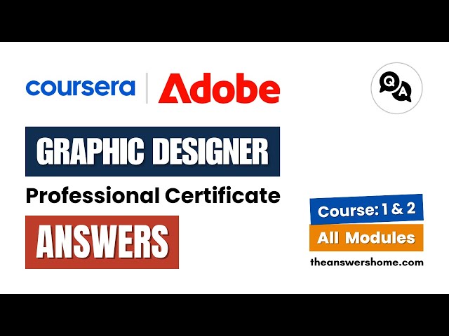 Video thumbnail for Adobe Graphic Designer Professional Certificate Coursera Answers || Theanswershome